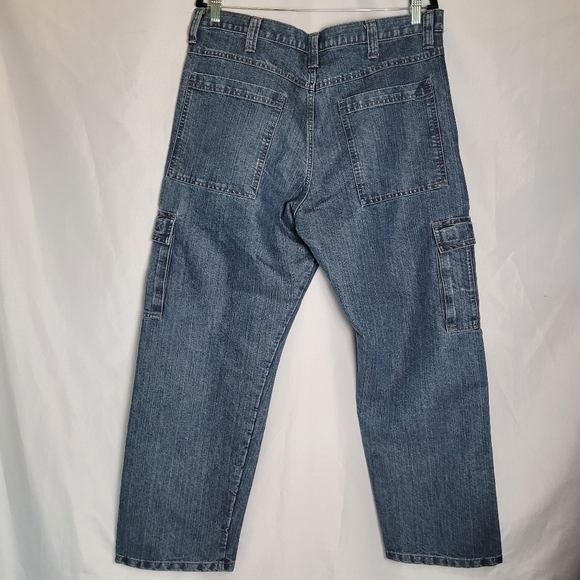 Wrangler Men's Cargo Jeans Relaxed Baggy Comfortable Size 36x30 - Picture 7 of 10